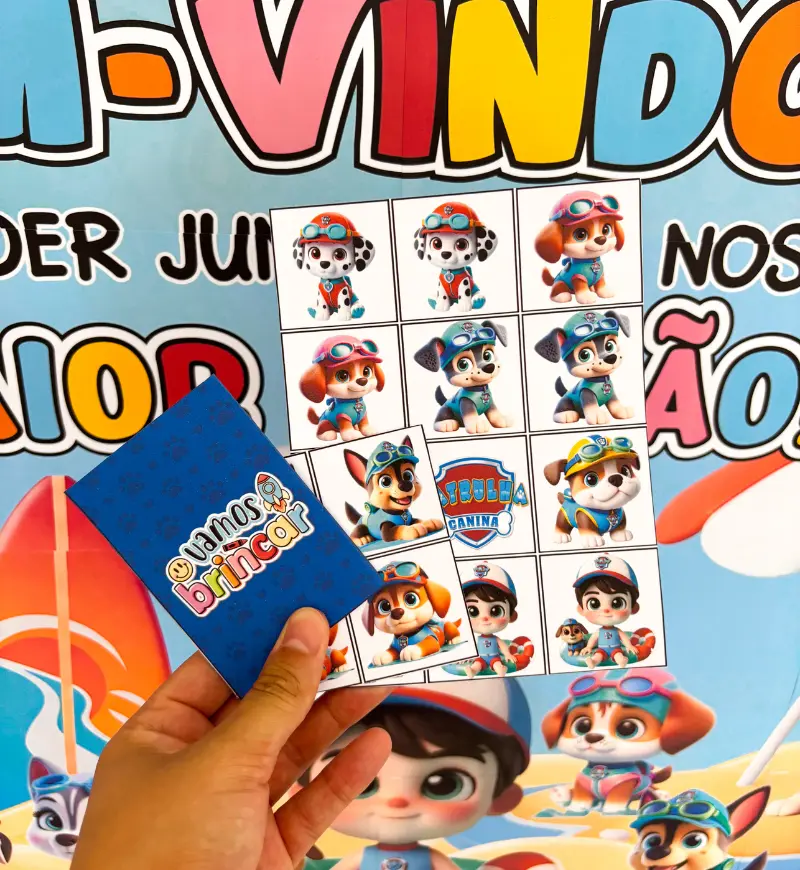 Kit Volta às Aulas Patrulha Canina Pool Party em PDF — amostra 6: Receba a turma com uma proposta colorida de acolhimento:…