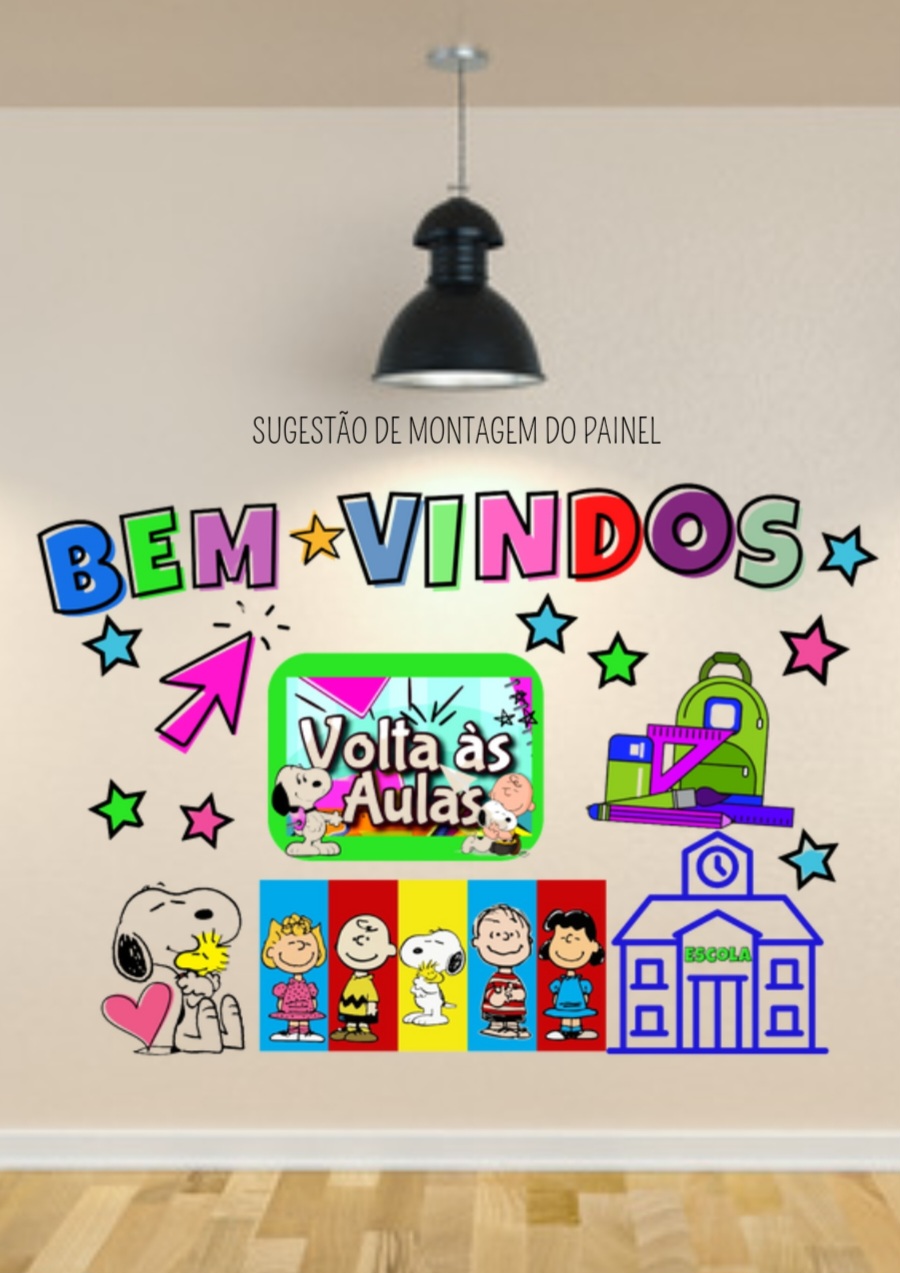 Kit volta ás aulas - snoopy – PDF para Imprimir — amostra 3: PAINEL com palavras Bem-vindos + imagens personagens DINÂMICA… Kit volta ás aulas - snoopy – PDF para Imprimir — amostra 3: PAINEL com palavras Bem-vindos + imagens personagens DINÂMICA…