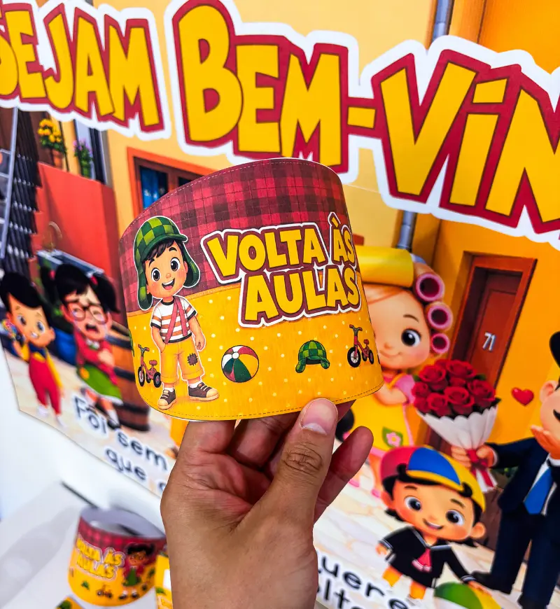 Kit Volta às Aulas Turma do Chaves em PDF para Imprimir — amostra 1: Kit Volta às Aulas Turma do Chaves para acolher os…