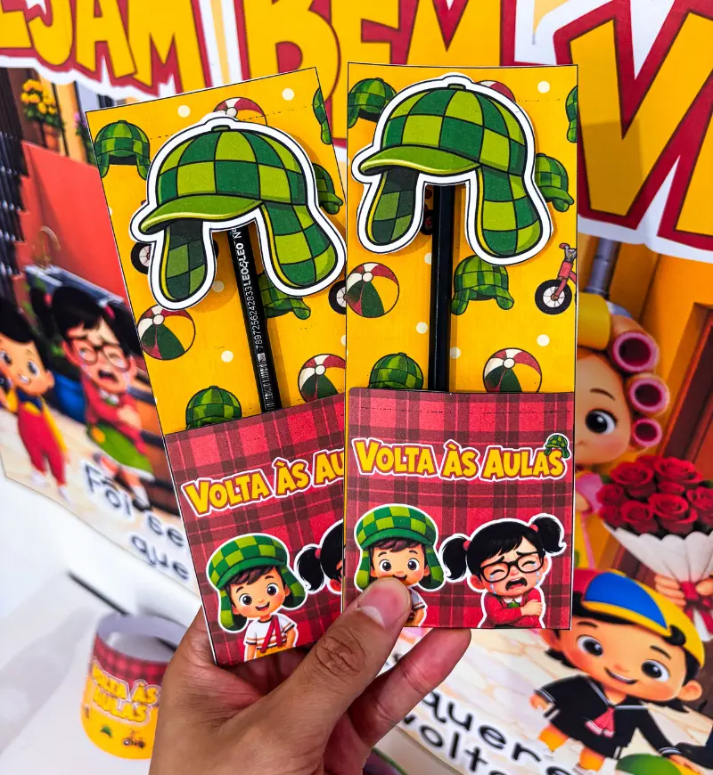 Kit Volta às Aulas Turma do Chaves em PDF para Imprimir — amostra 4: Para quem é indicado