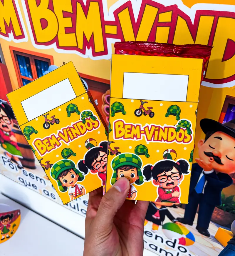 Kit Volta às Aulas Turma do Chaves em PDF para Imprimir — amostra 5: Receba os alunos com o Kit Volta às Aulas Turma do…