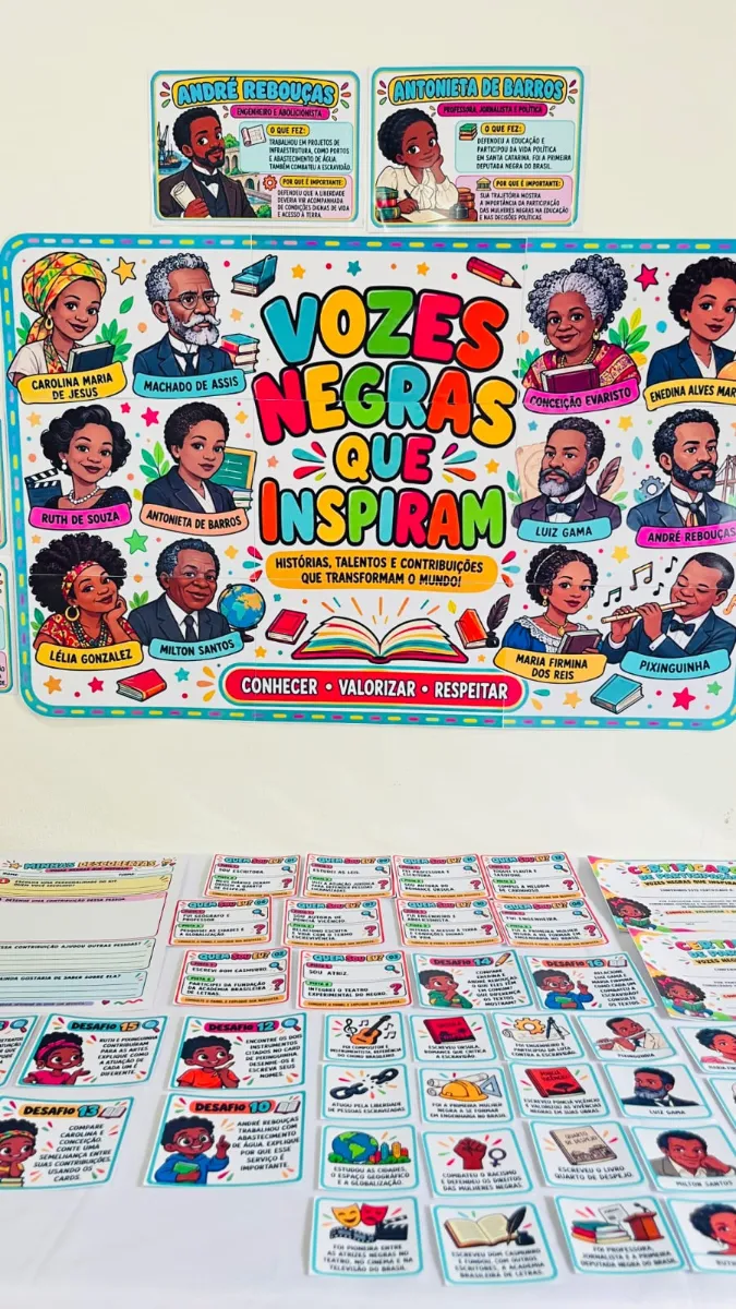 Kit Vozes Negras Que Inspiram Consciência Negra — Atividades para 1º ano: Kit pedagógico Vozes Negras Que Inspiram em PDF…