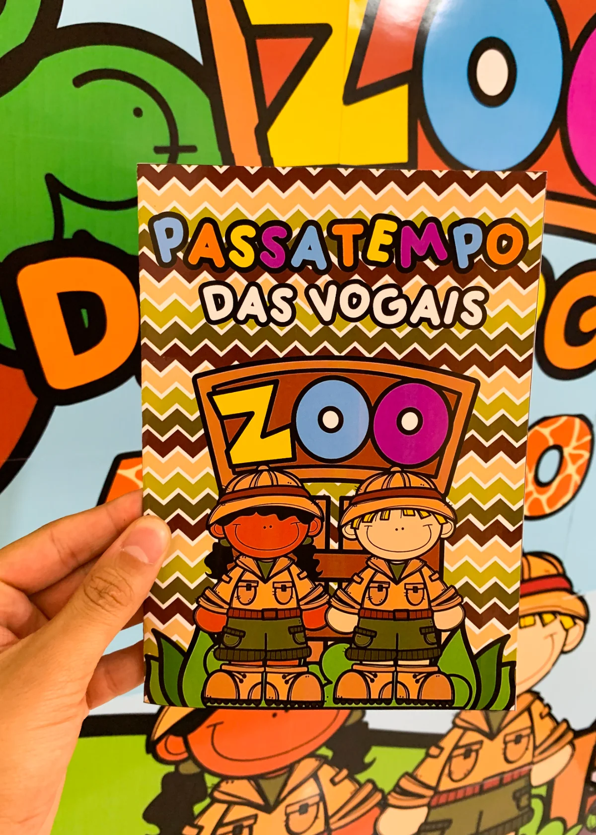 Kit Zoo das Vogais - Kit Completo das Vogais Fônicas — amostra 1: Kit Zoo das Vogais para trabalhar o conteúdo com crianças…