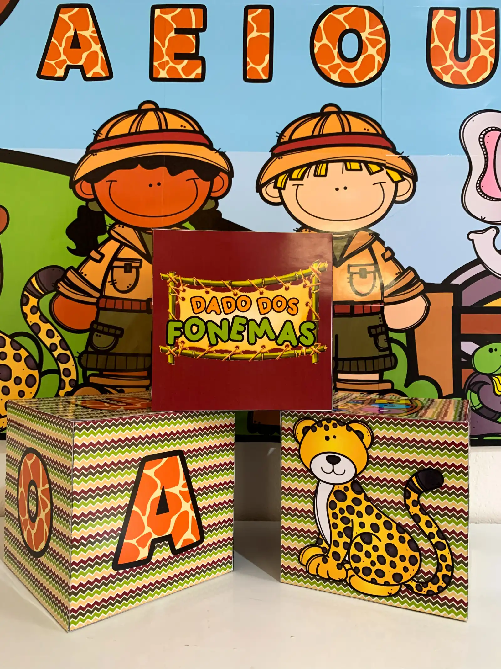 Kit Zoo das Vogais – PDF para Imprimir | Educação Infantil — amostra 2: Torne o aprendizado das vogais mais divertido,…
