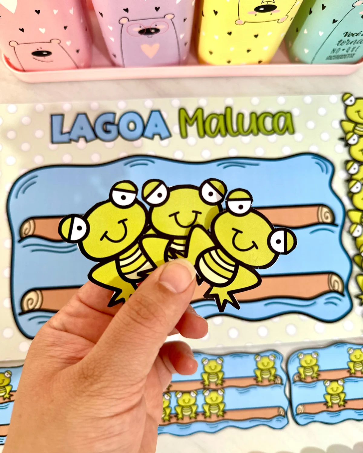 LAGOA MALUCA - Recurso Lúdico Educação Especial — amostra 3: Esse material lúdico facilita o aprendizado de números e…