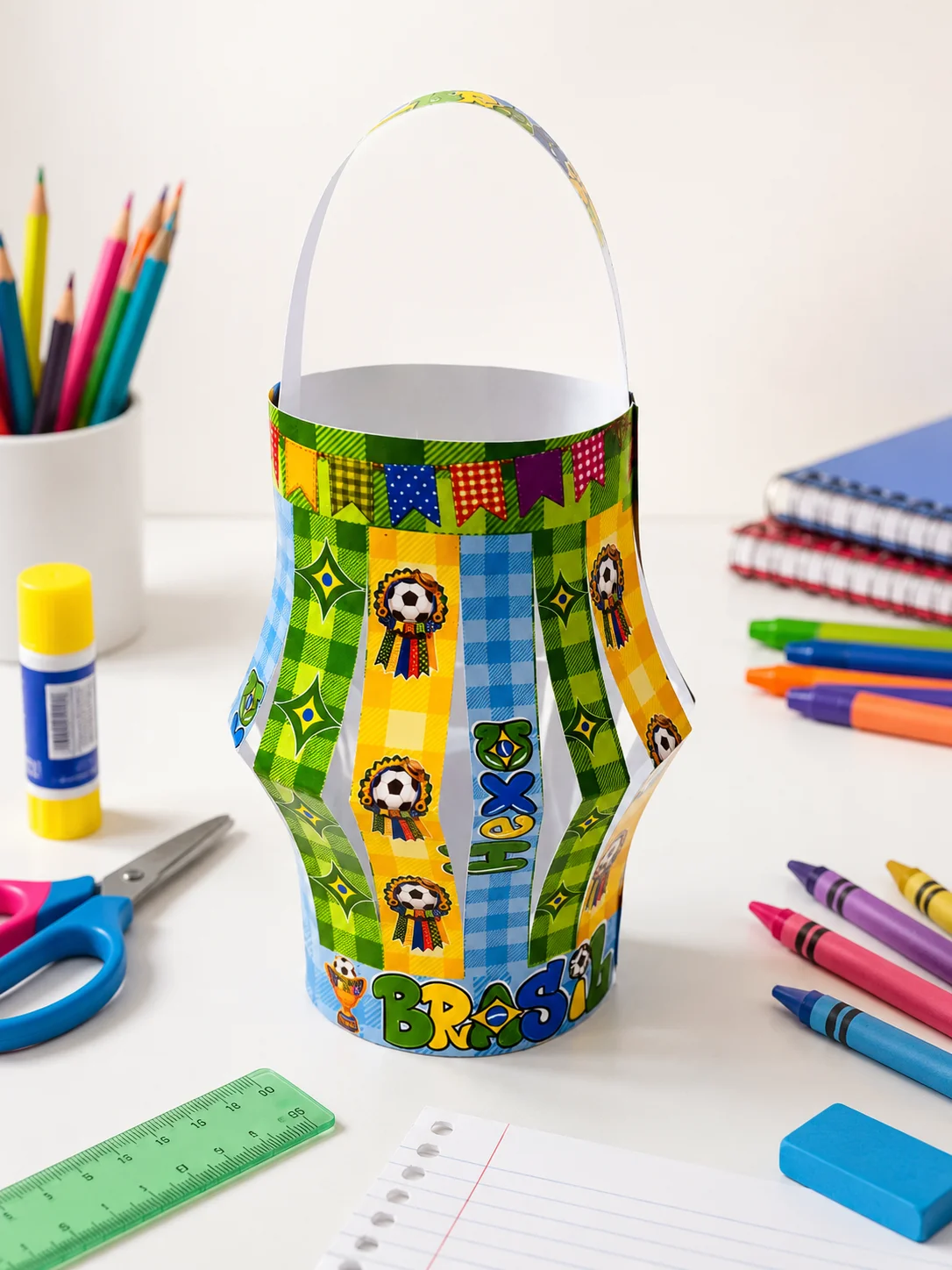Lampião festa junina — amostra 1: ✨ Lampião da copa junina Copa Junina chegou para deixar a sala muito mais criativa