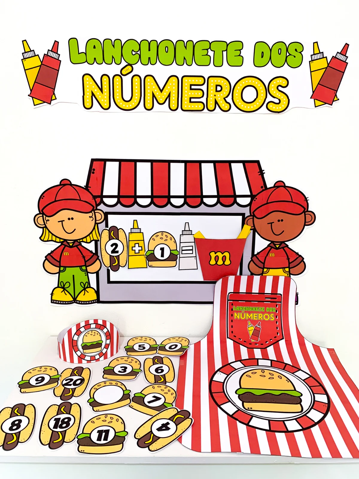 Lanchonete dos Números – Material Pedagógico — capa do material