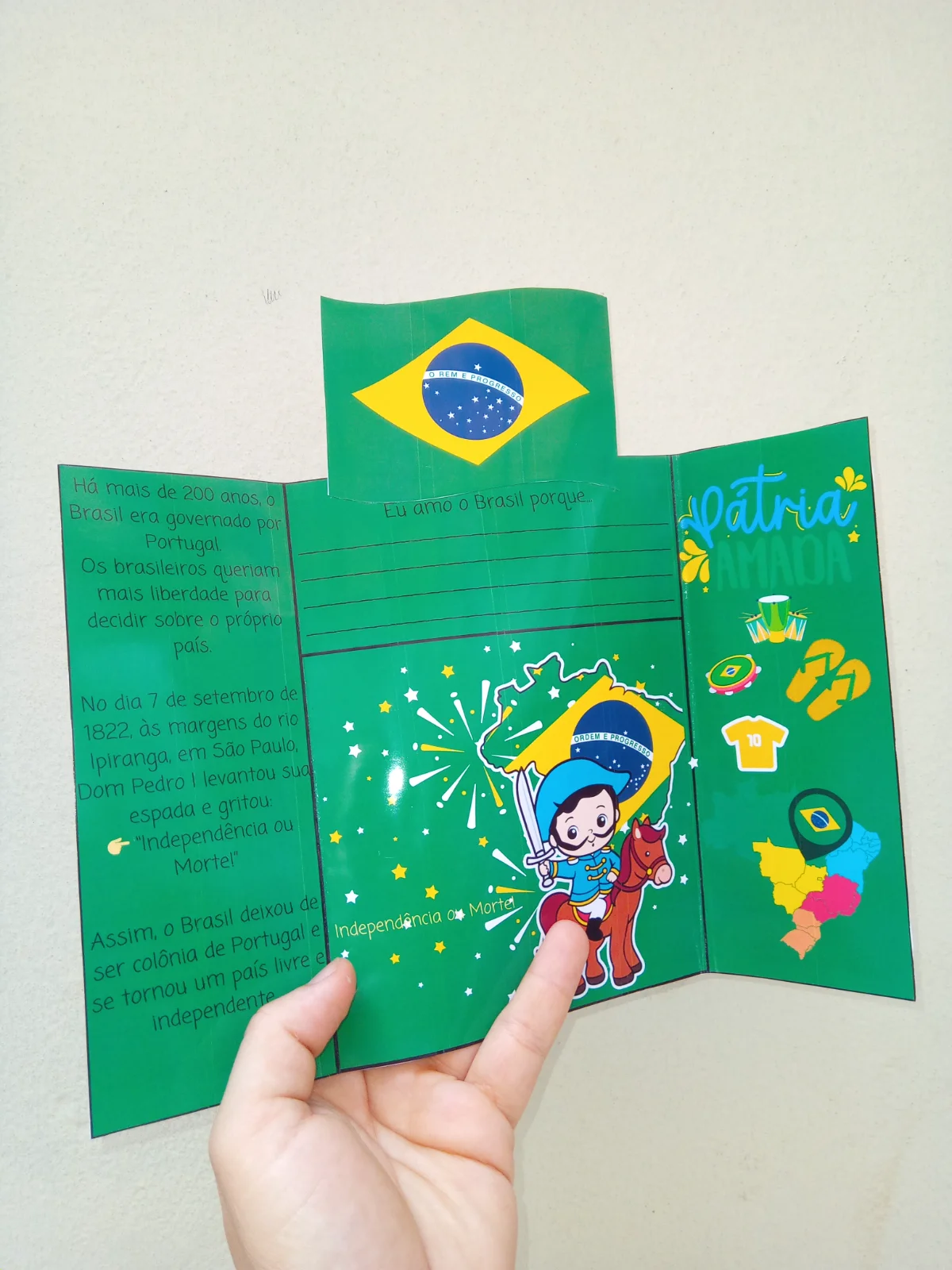 Lapbook 7 de Setembro – Independência do Brasil — amostra 2: Um material pronto para encantar, ensinar e tornar a aula do…