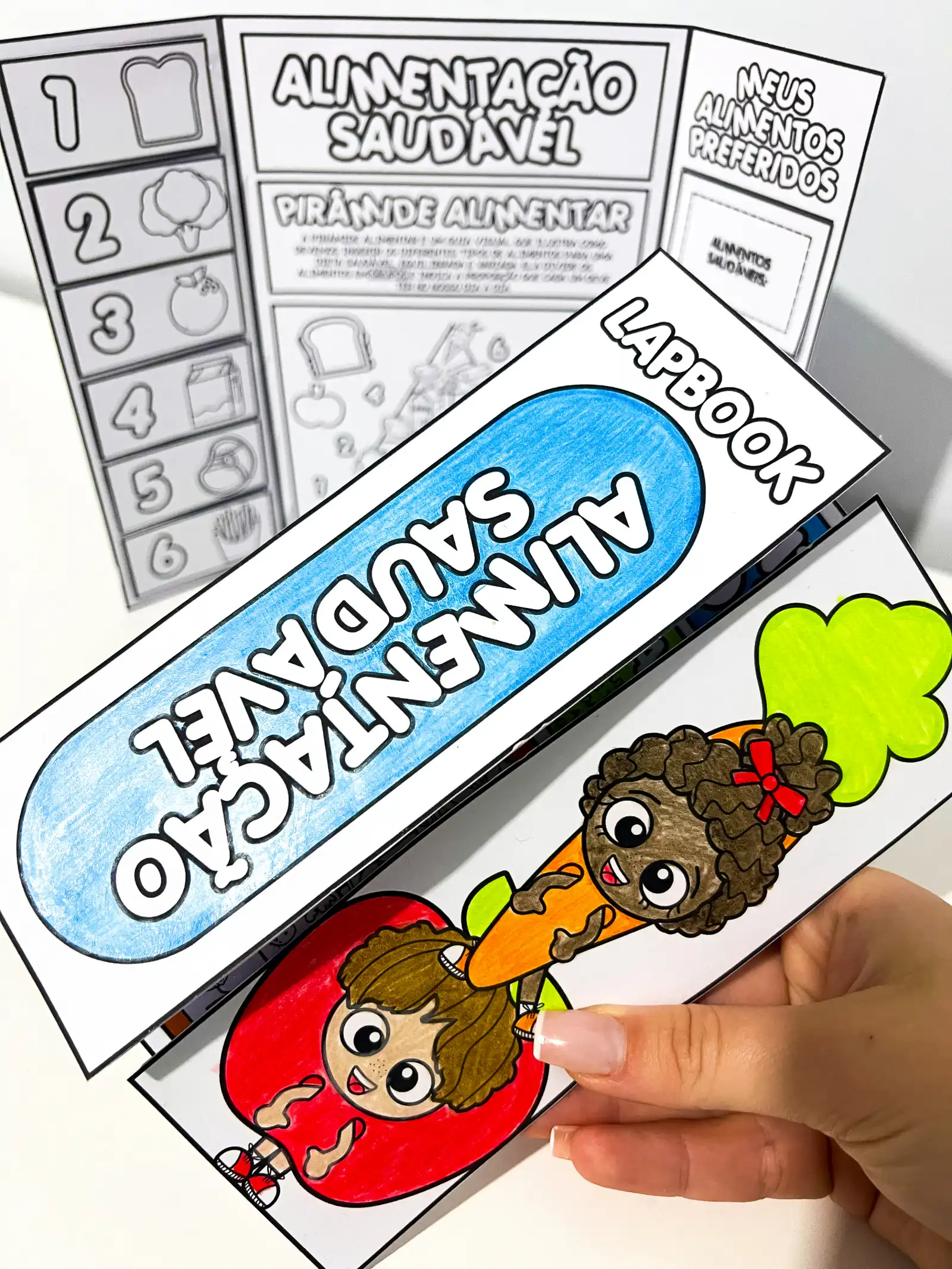 Lapbook Alimentação Saudável – Material Pedagógico — amostra 2: Sobre o Lapbook Alimentação Saudável