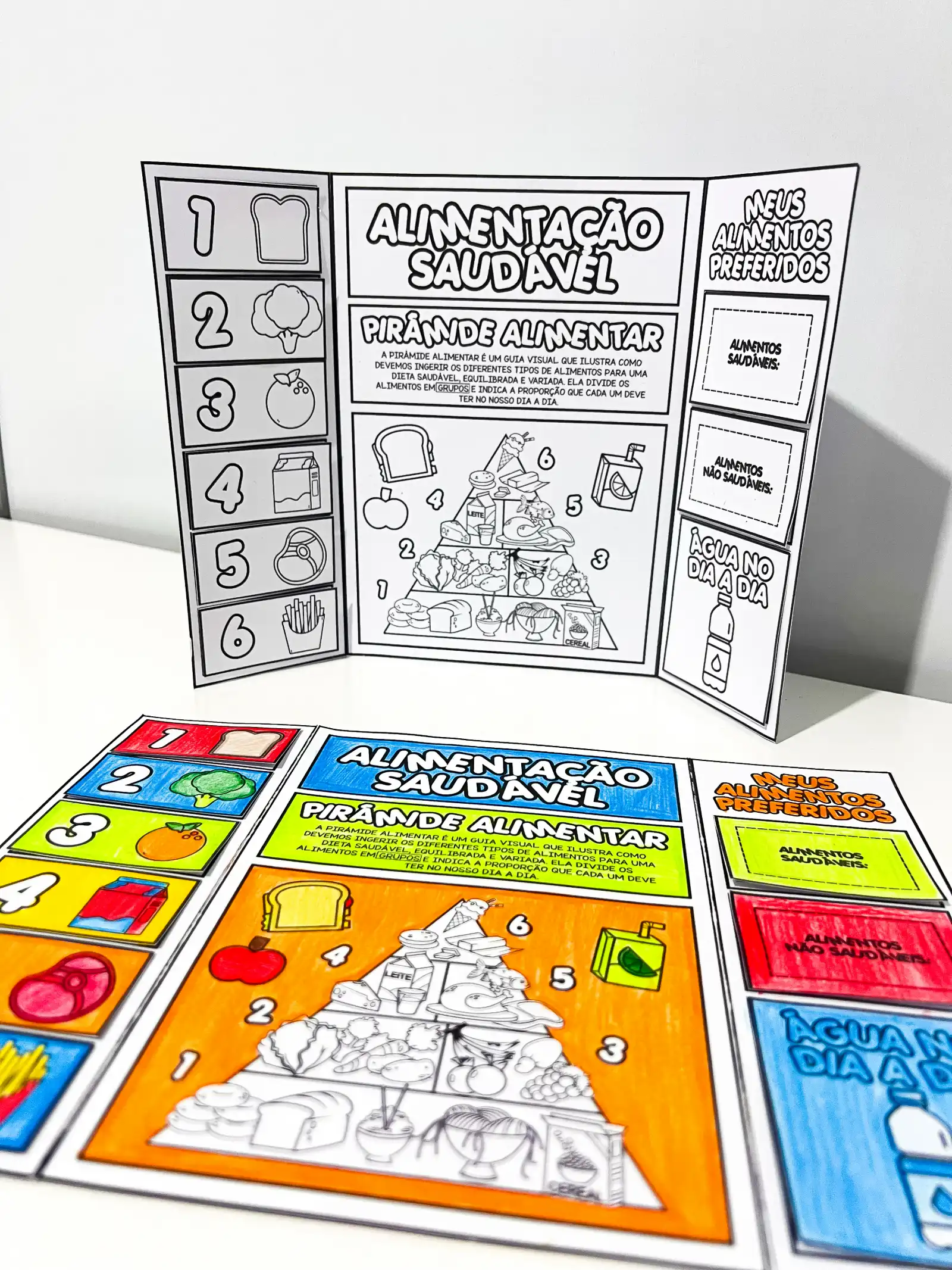 Lapbook Alimentação Saudável – Material Pedagógico — amostra 3: Torne o aprendizado sobre alimentação saudável mais lúdico,…