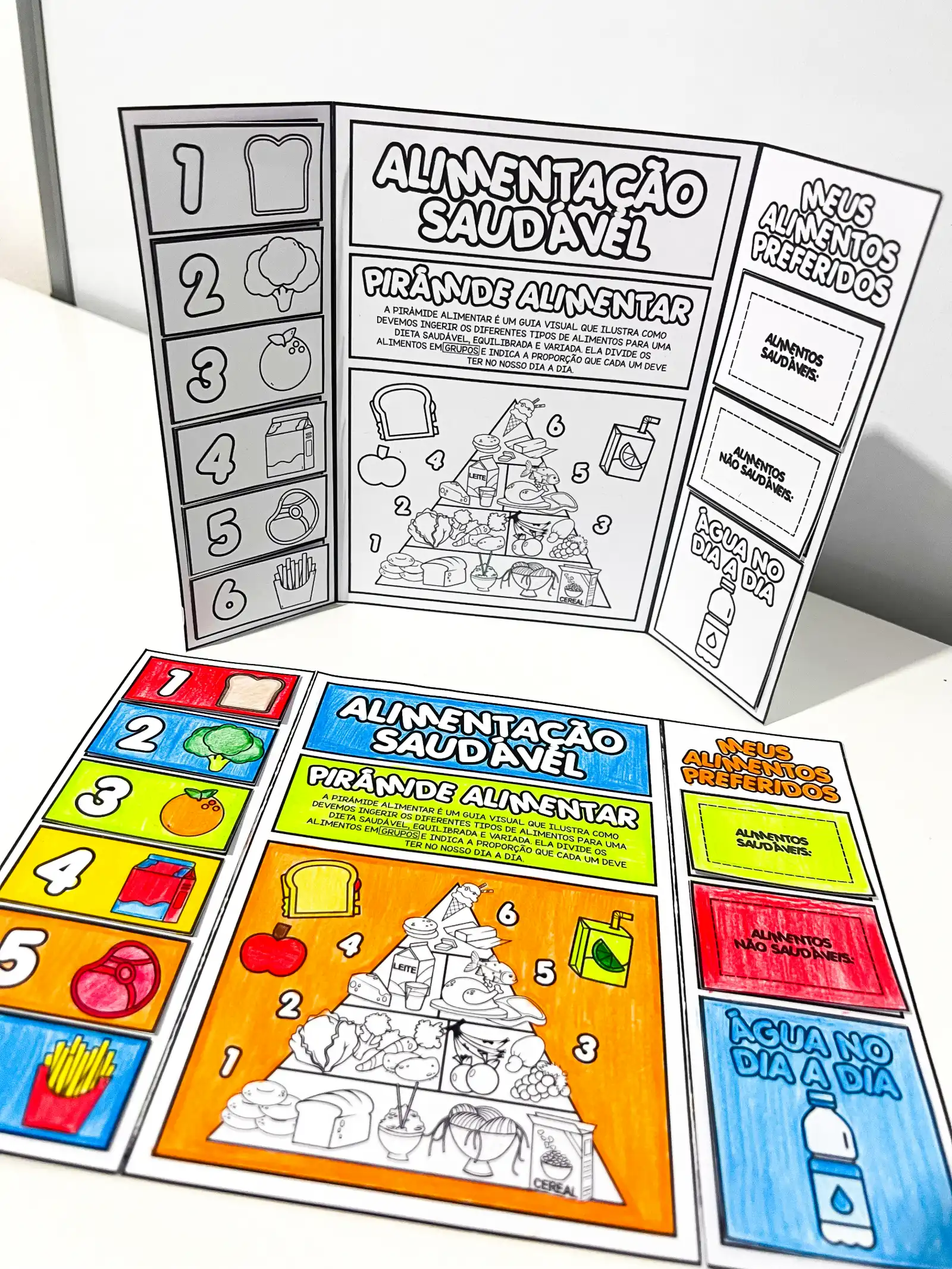 Lapbook Alimentação Saudável – Material Pedagógico — amostra 4: Torne o aprendizado sobre alimentação saudável mais lúdico,…