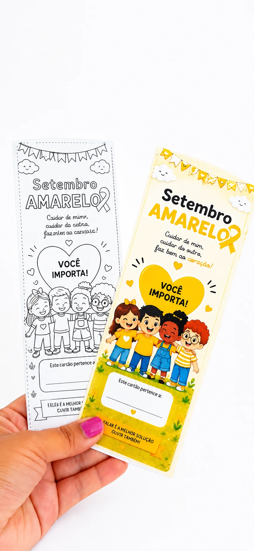 LAPBOOK / CARTÃO DE ATIVIDADES / LIVRINHO: SETEMBRO AMARELO — amostra 3: 📲 ENTRE NO MEU GRUPO DE VENDAS