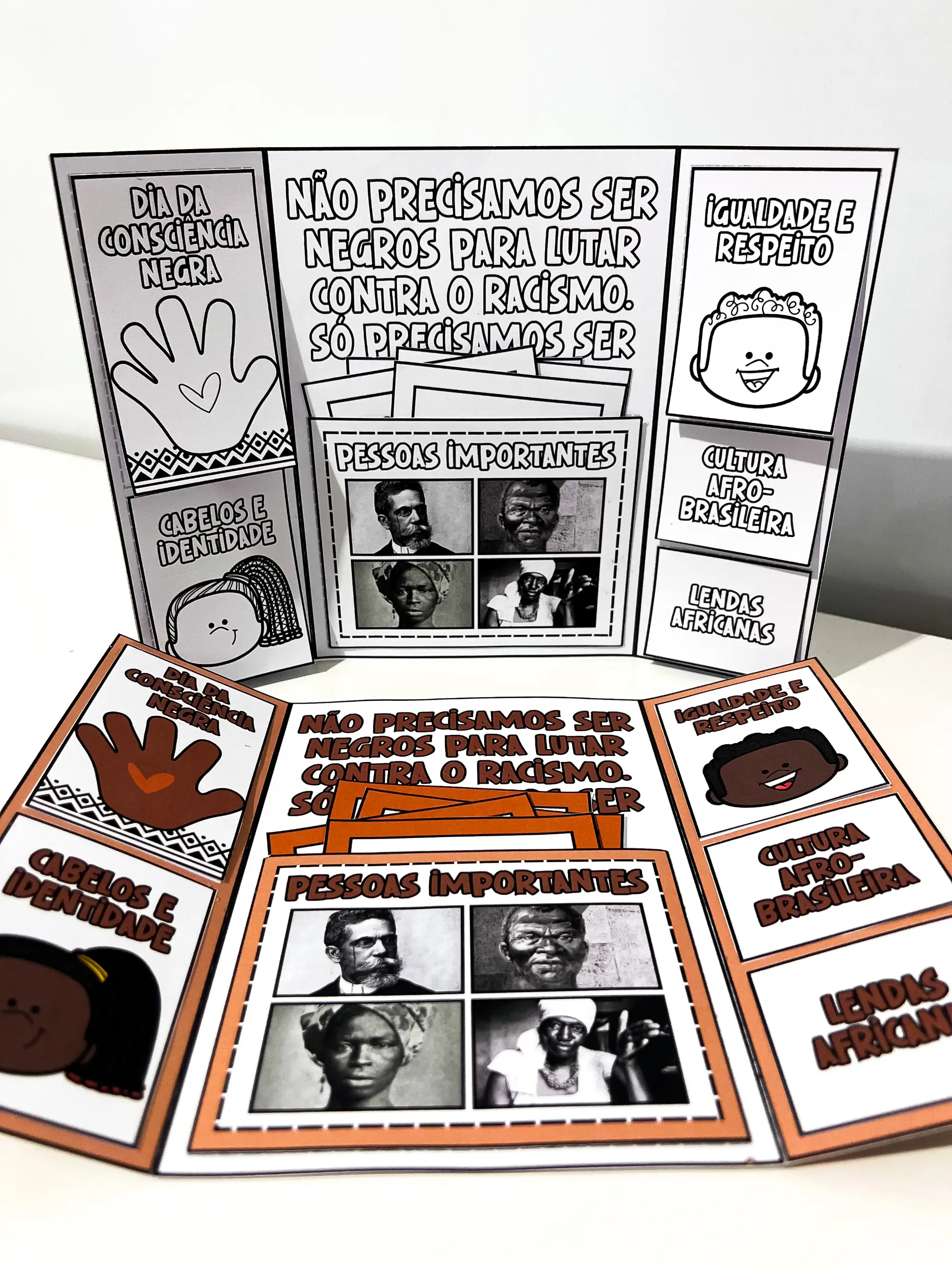 Lapbook Consciência Negra - 20 de Novembro — amostra 5: Lapbook Consciência Negra com atividades interativas, abas e… Lapbook Consciência Negra - 20 de Novembro — amostra 5: Lapbook Consciência Negra com atividades interativas, abas e…