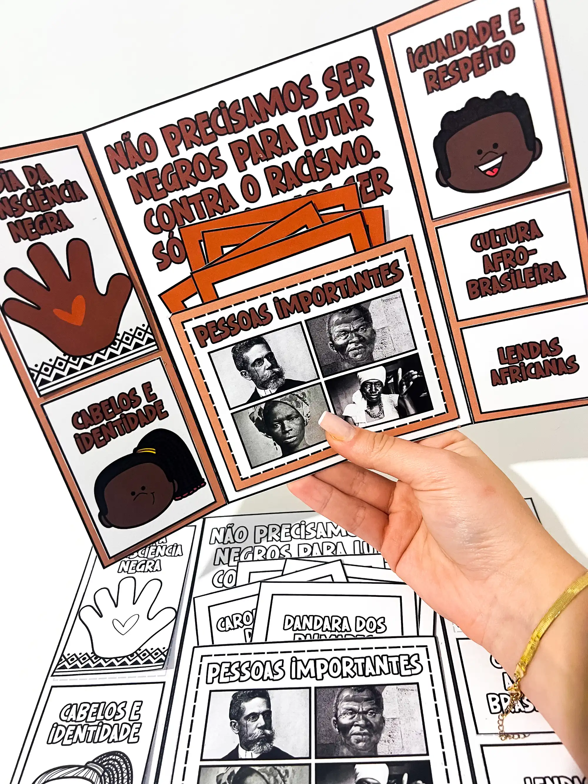 Lapbook Consciência Negra - 20 de Novembro — capa do material