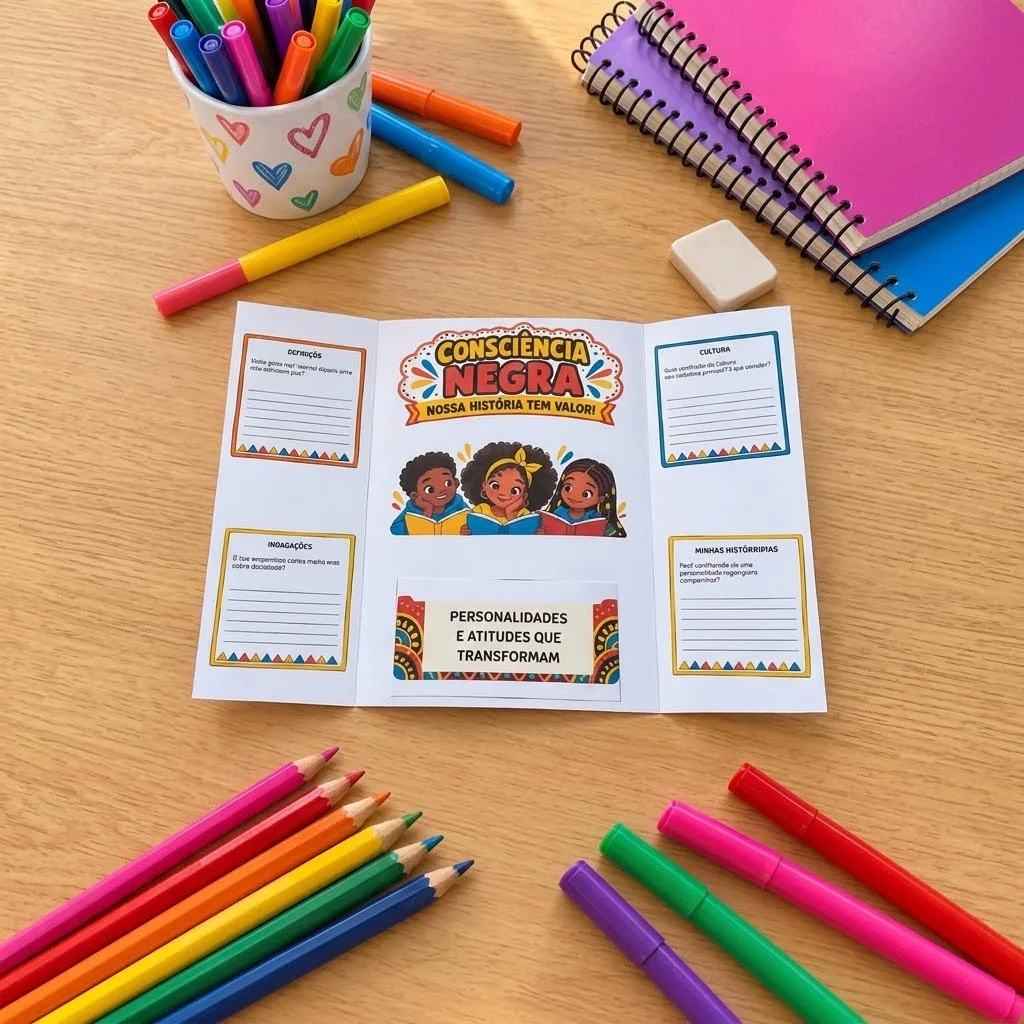 Lapbook Consciência Negra: Colorido e para Colorir — amostra 2: POSSIBILIDADES PEDAGÓGICAS