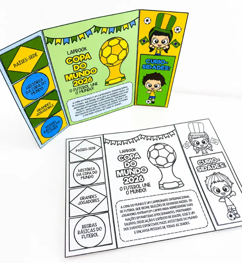 Lapbook Copa do Mundo 2026 para Imprimir e Montar — capa do material
