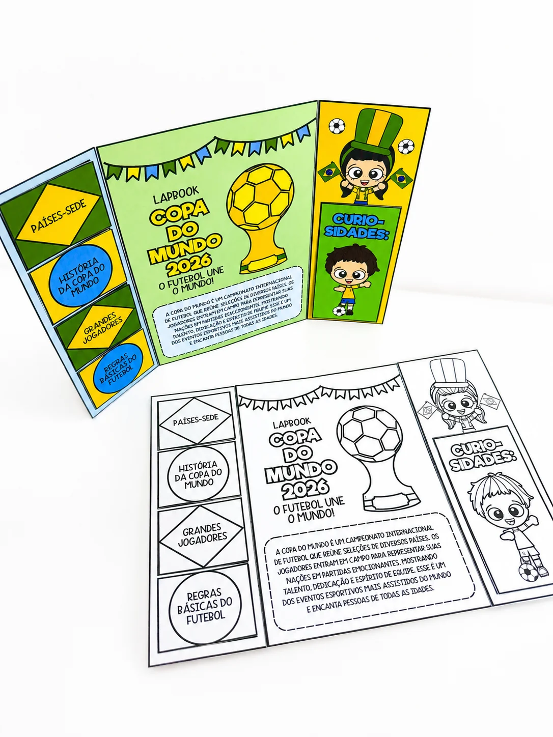 Lapbook Copa do Mundo 2026 – PDF para Imprimir | Educação Infantil — amostra 4: Um recurso interativo e educativo para…