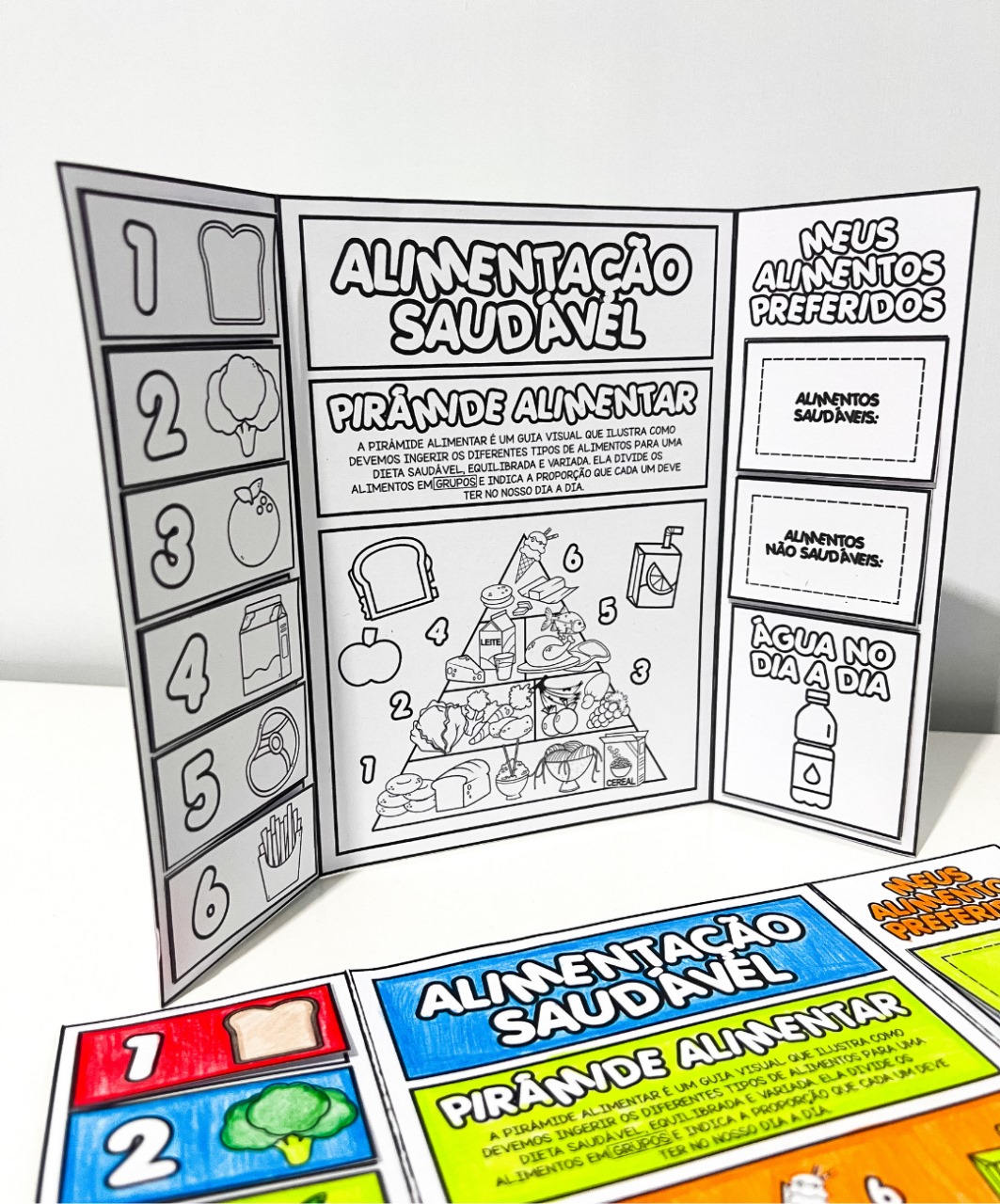 Lapbook de alimentação saudável para imprimir — amostra 4: Para quem o recurso é indicado