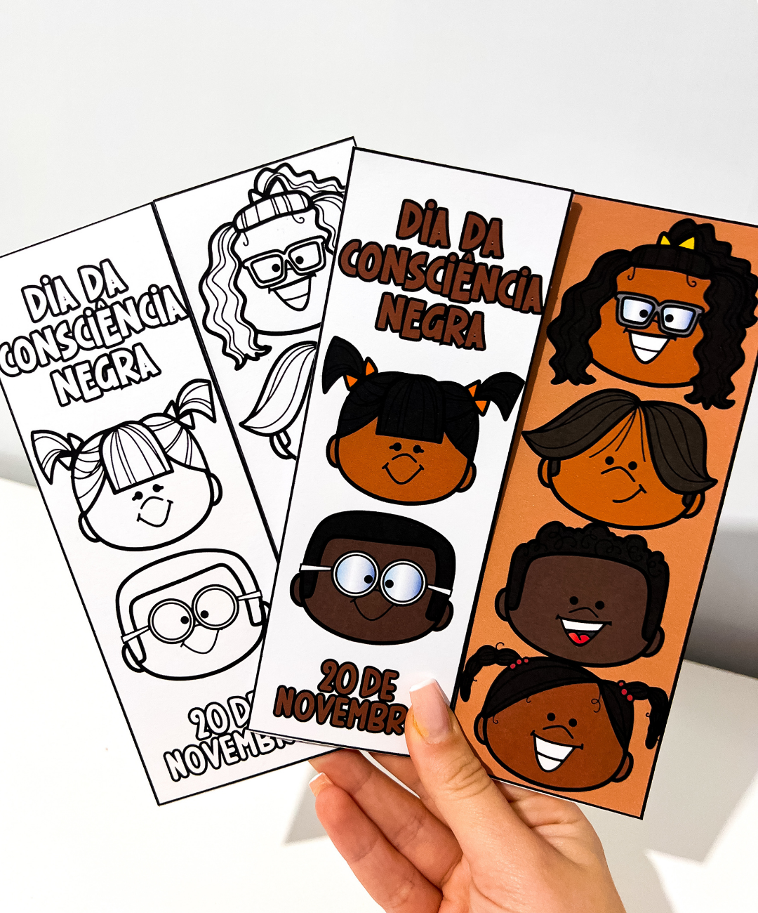 Lapbook de Consciência Negra para imprimir — amostra 2: Como levar a atividade para a sala