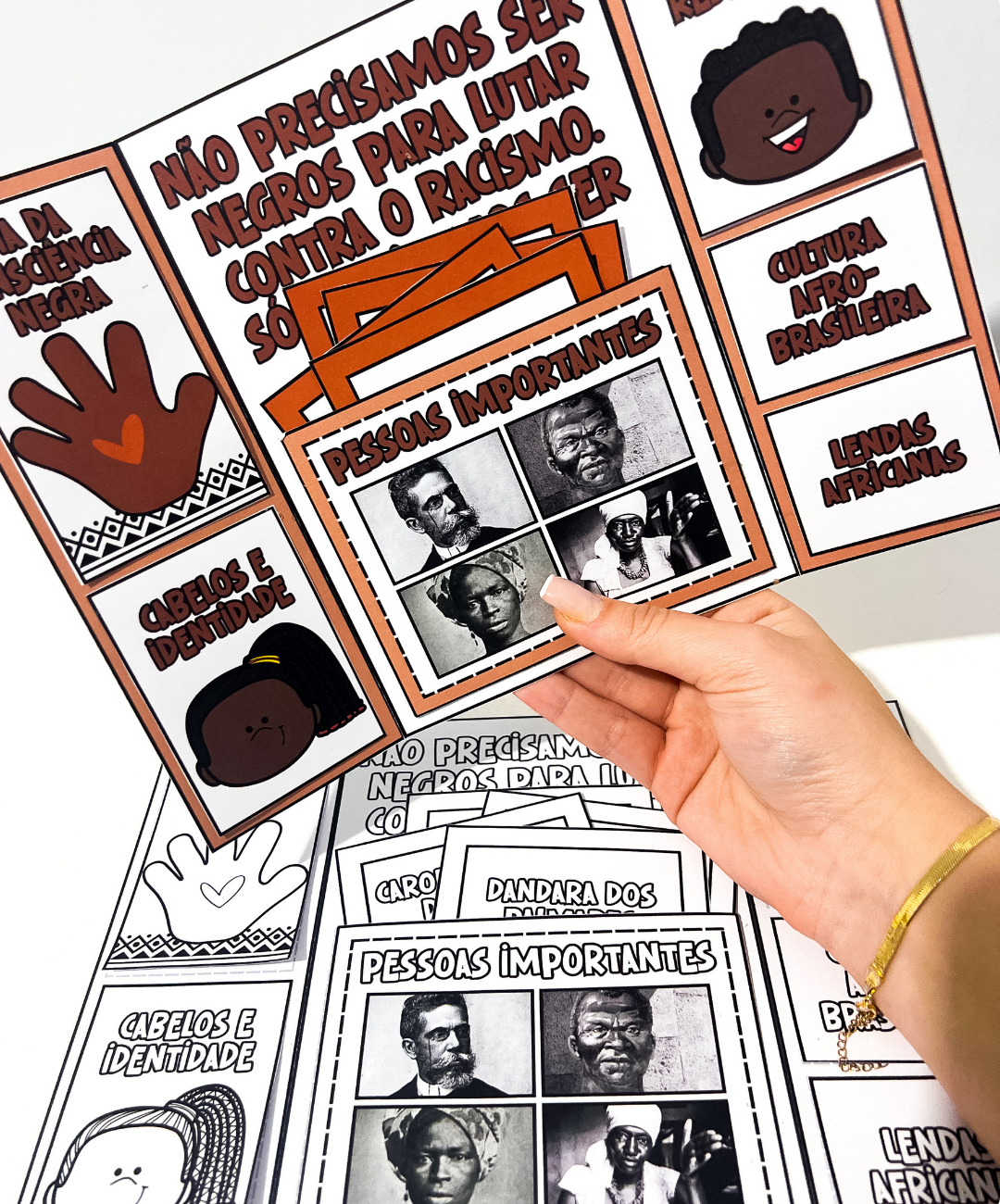 Lapbook de Consciência Negra para imprimir — amostra 4: Para quem este recurso pode ser útil