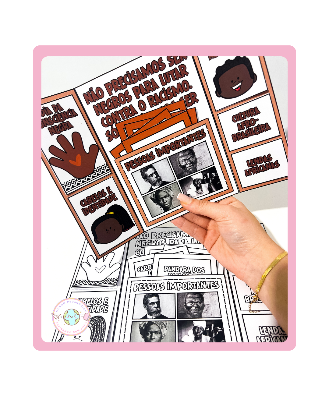 Lapbook de Consciência Negra para imprimir — capa do material