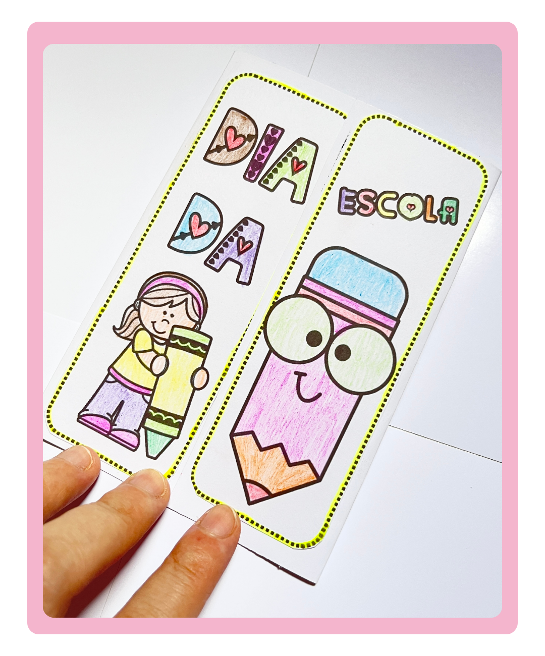Lapbook de Dia da Escola para imprimir — amostra 2: Como aplicar a atividade em sala
