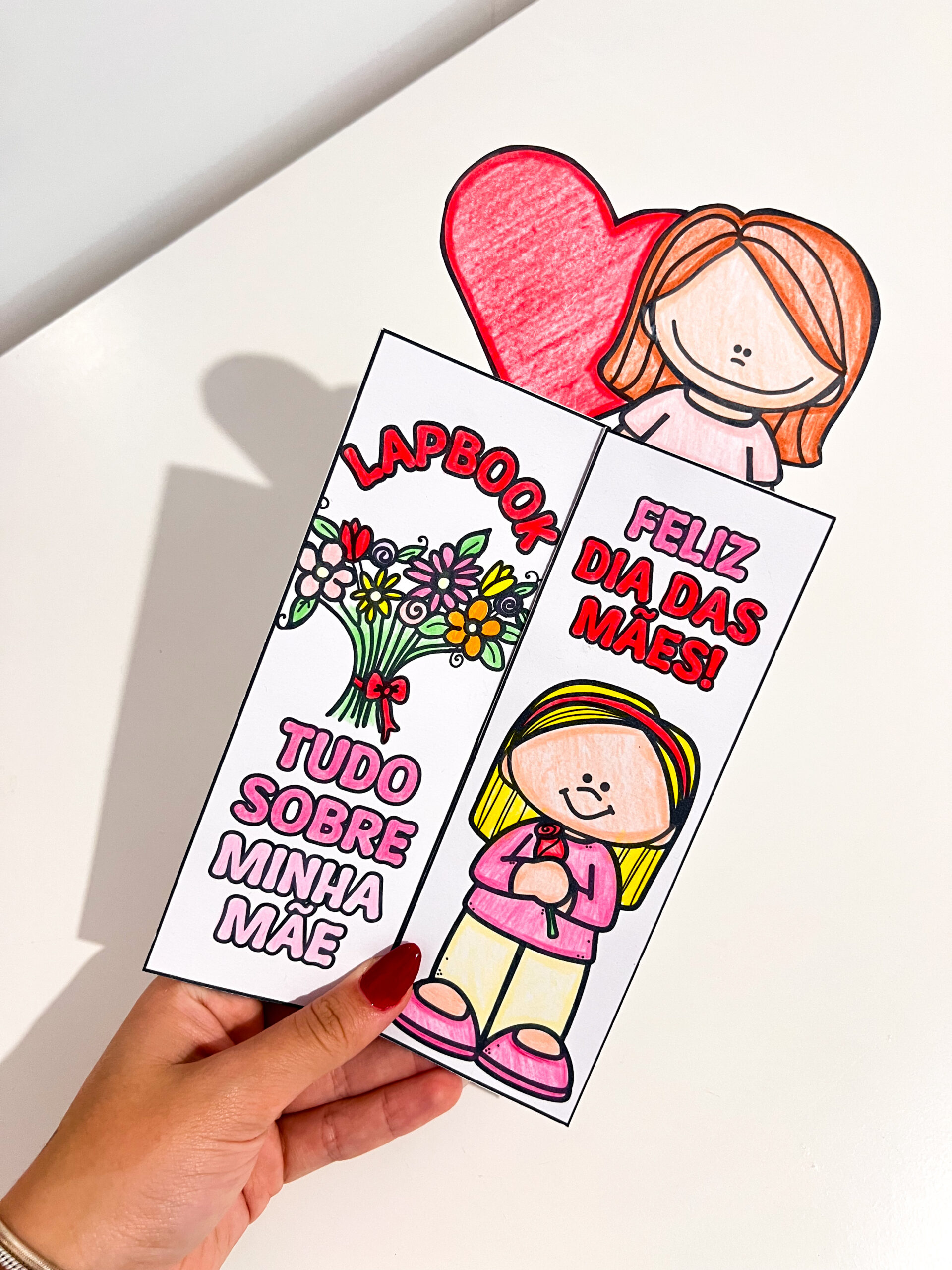 Lapbook de Dia das Mães para imprimir — Anos Iniciais — amostra 4: Para quais turmas é indicado