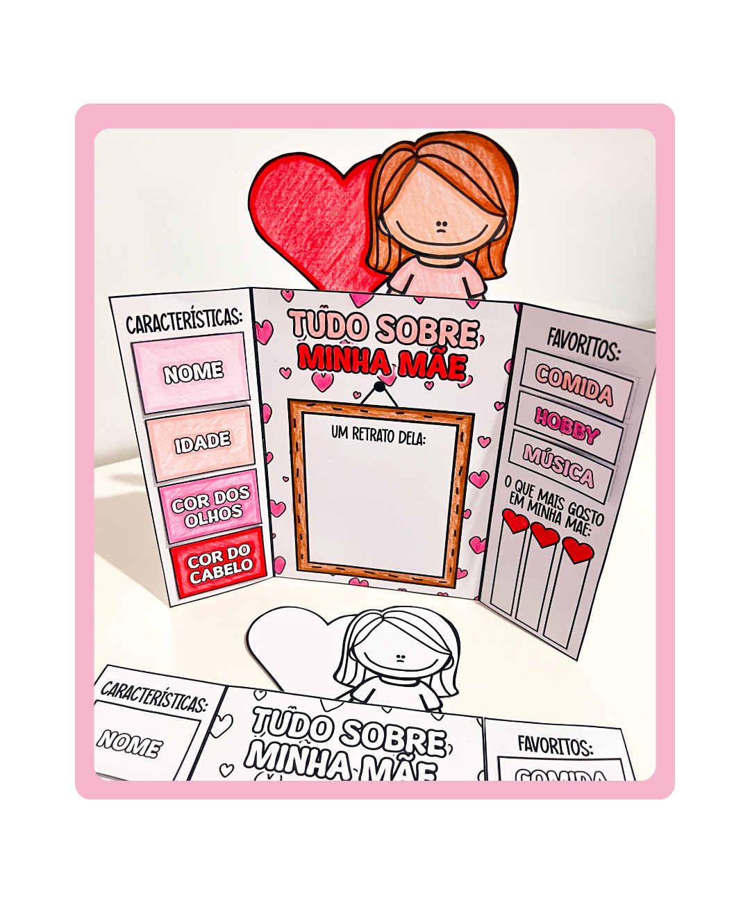 Lapbook de Dia das Mães para imprimir — Anos Iniciais — capa do material