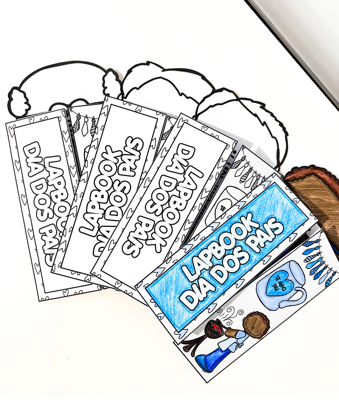 Lapbook de Dia dos Pais para imprimir – Infantil e Anos Iniciais — amostra 5: Leve o Dia dos Pais para a sala com um…