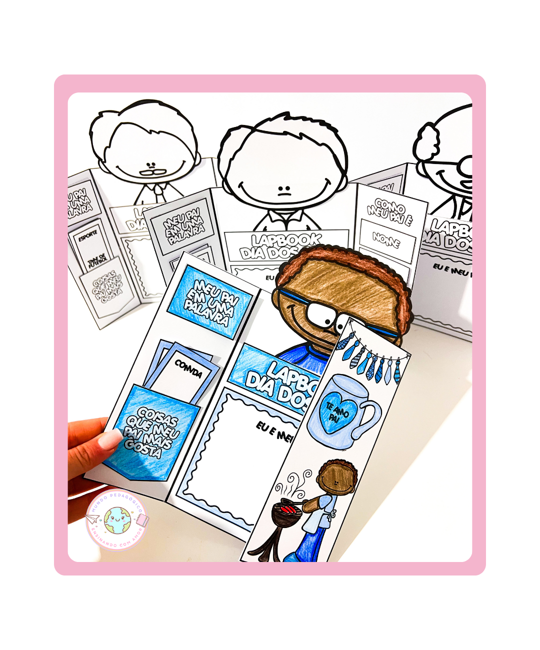 Lapbook de Dia dos Pais para imprimir – Infantil e Anos Iniciais — Datas comemorativas para Educação Infantil: Leve o Dia…
