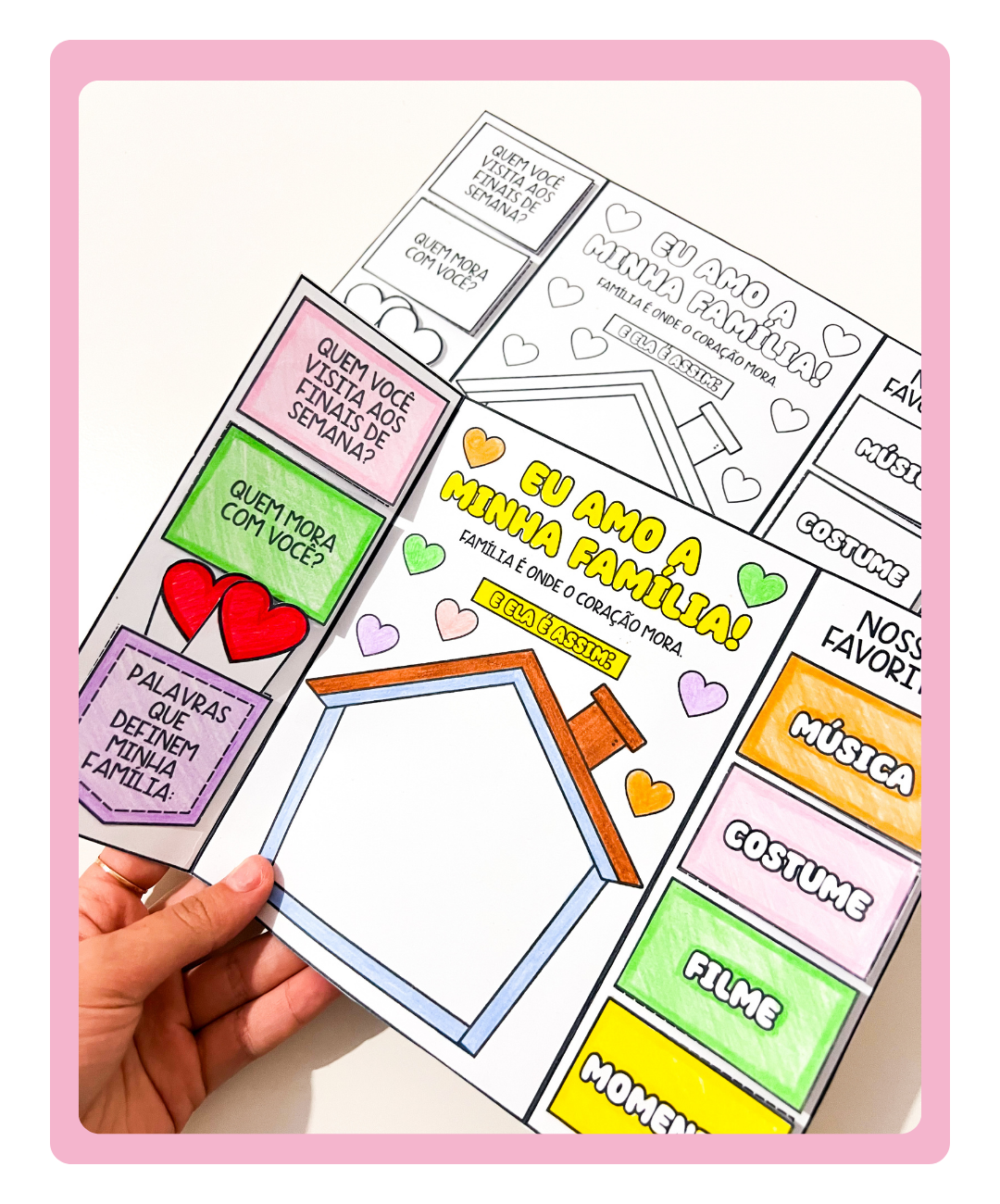 Lapbook de família para imprimir — amostra 4: Para quem este material é indicado