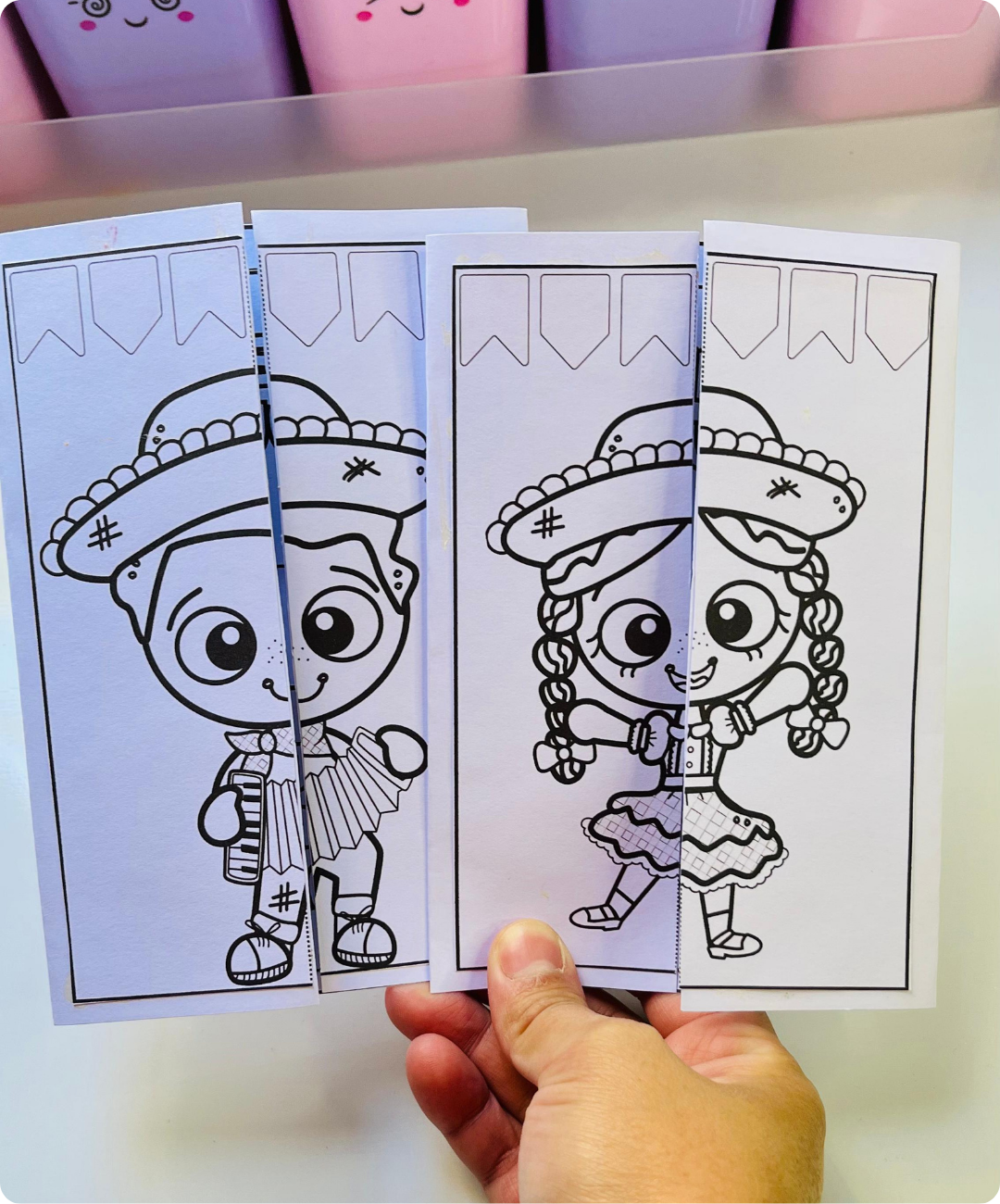 Lapbook de festa junina para imprimir — amostra 2: Como aplicar o material com a turma