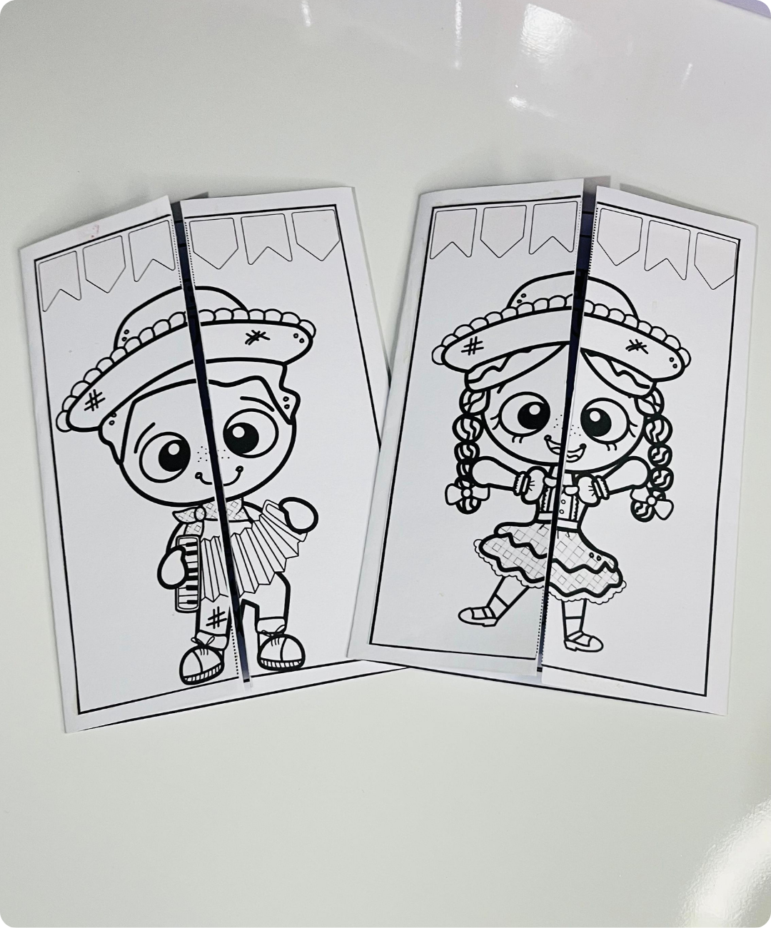 Lapbook de festa junina para imprimir — amostra 6: Leve o tema das festas juninas à turma com um lapbook em PDF para imprimir