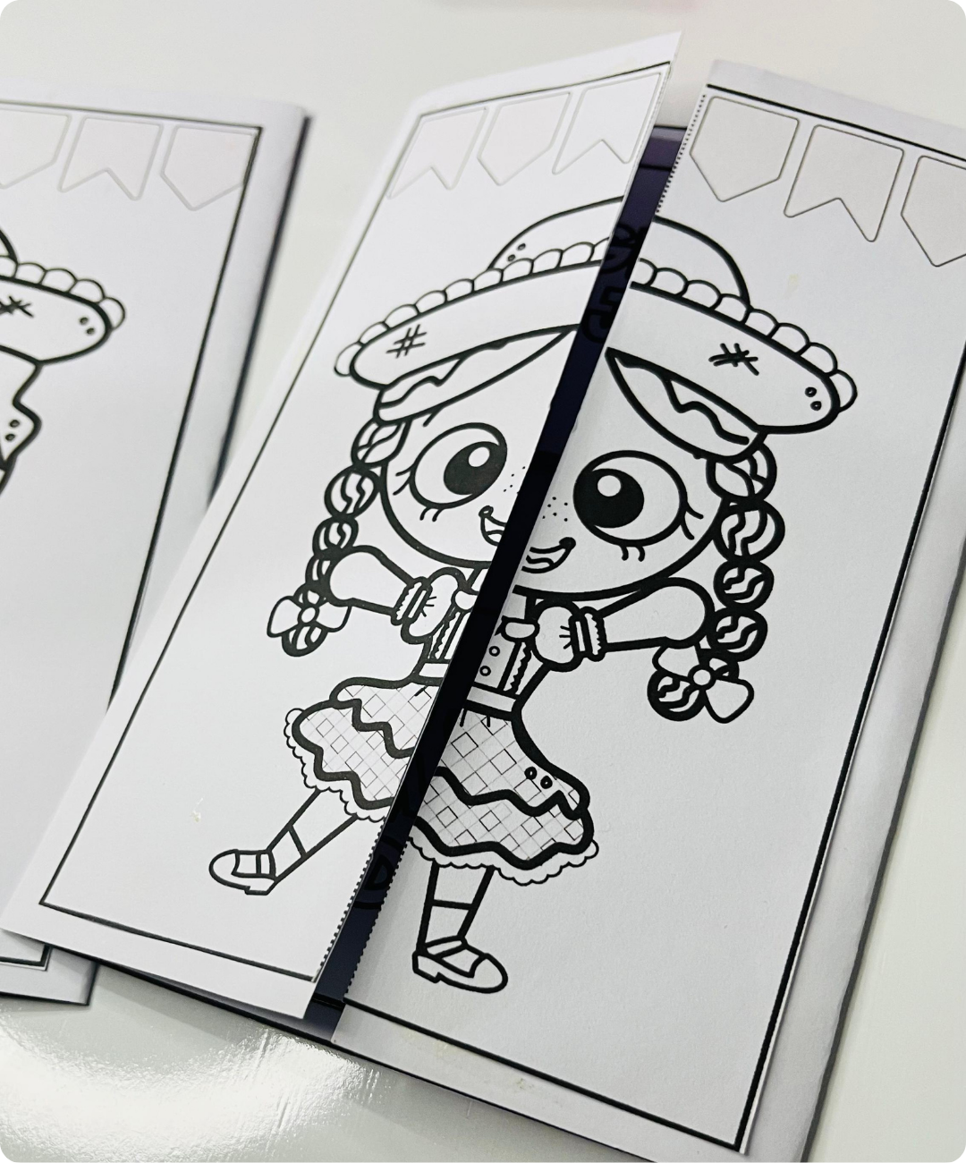 Lapbook de festa junina para imprimir — amostra 7: Leve o tema das festas juninas à turma com um lapbook em PDF para imprimir