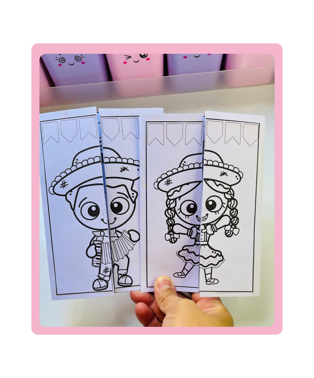 Lapbook de festa junina para imprimir — capa do material
