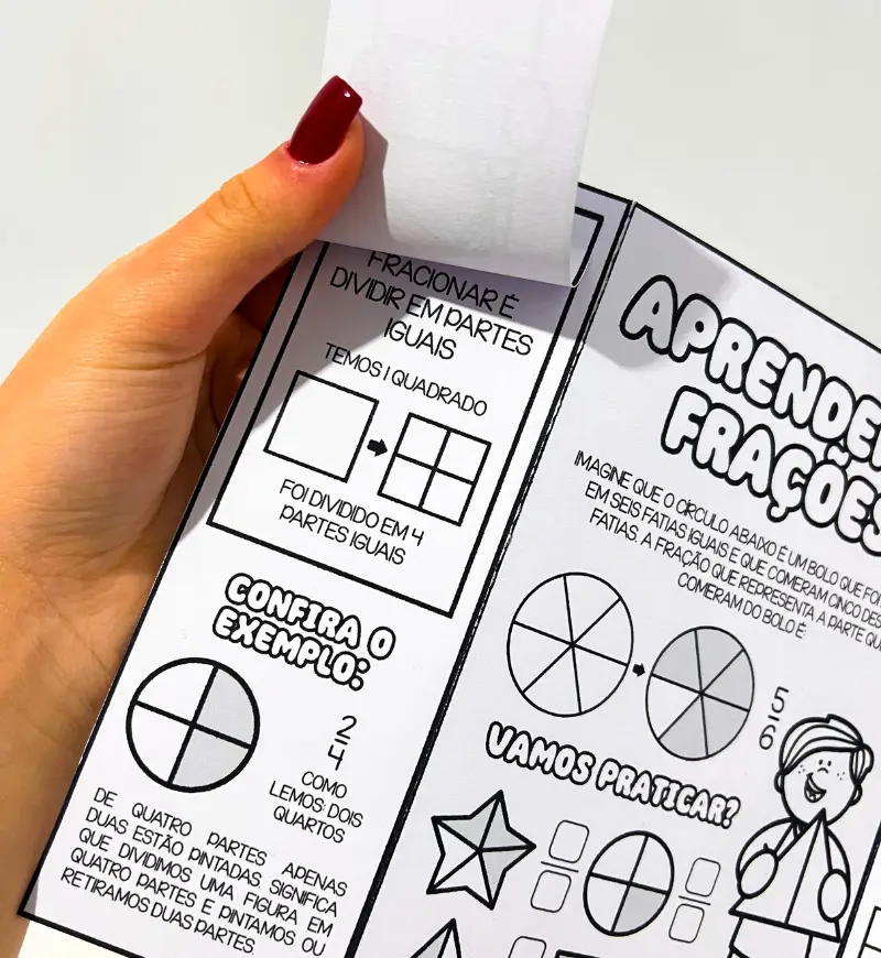 Lapbook de Frações: Aprendizado Interativo para os Anos Iniciais — amostra 3: Como usar o lapbook em sala de aula