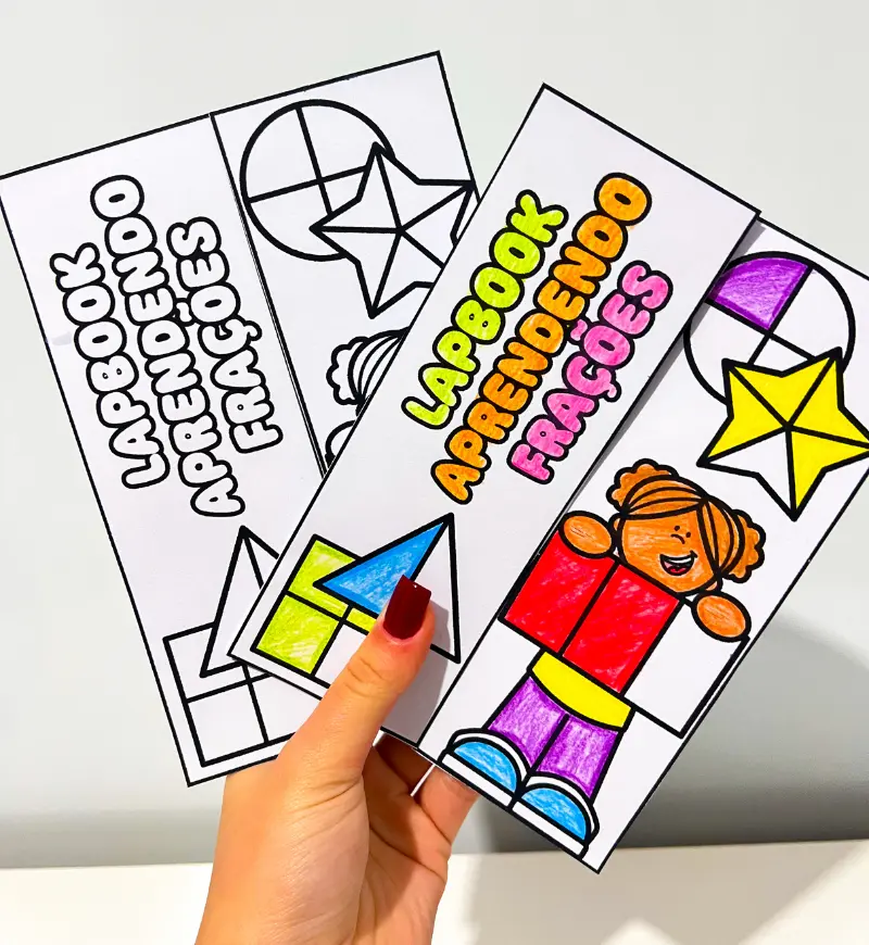 Lapbook de Frações: Aprendizado Interativo para os Anos Iniciais — amostra 5: Apresente as frações com apoio visual e…