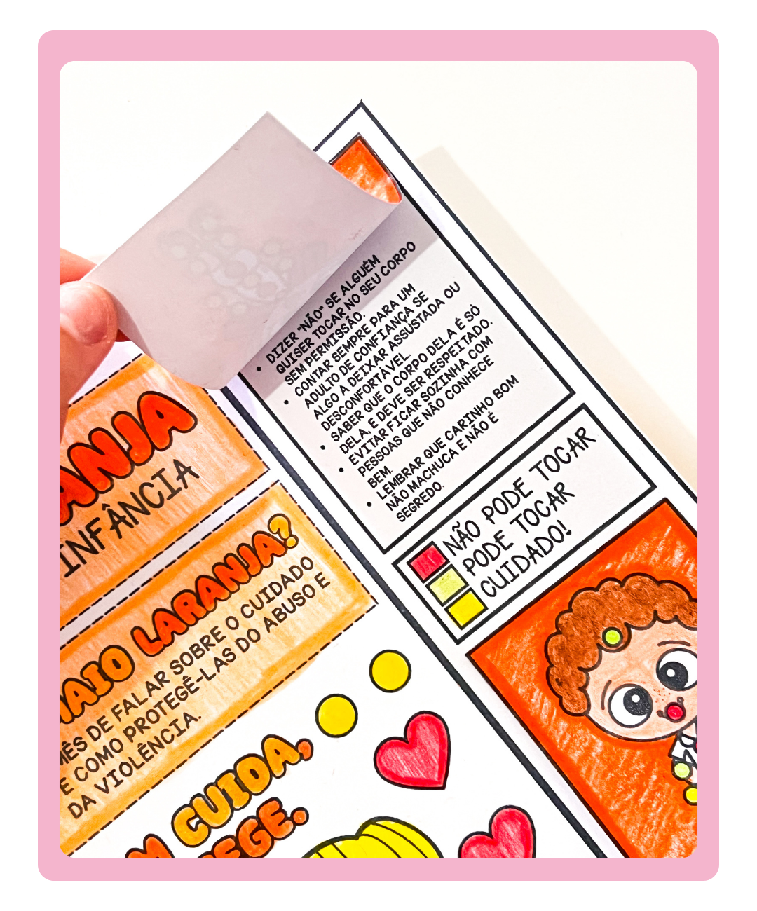 Lapbook de Maio Laranja para imprimir — amostra 6: Leve o Maio Laranja para a sala com um lapbook em PDF para imprimir