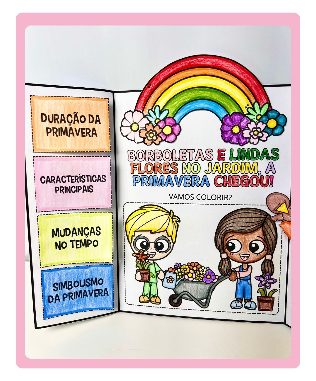 Lapbook de primavera para imprimir na Educação Infantil — amostra 4: Para quem este recurso é indicado