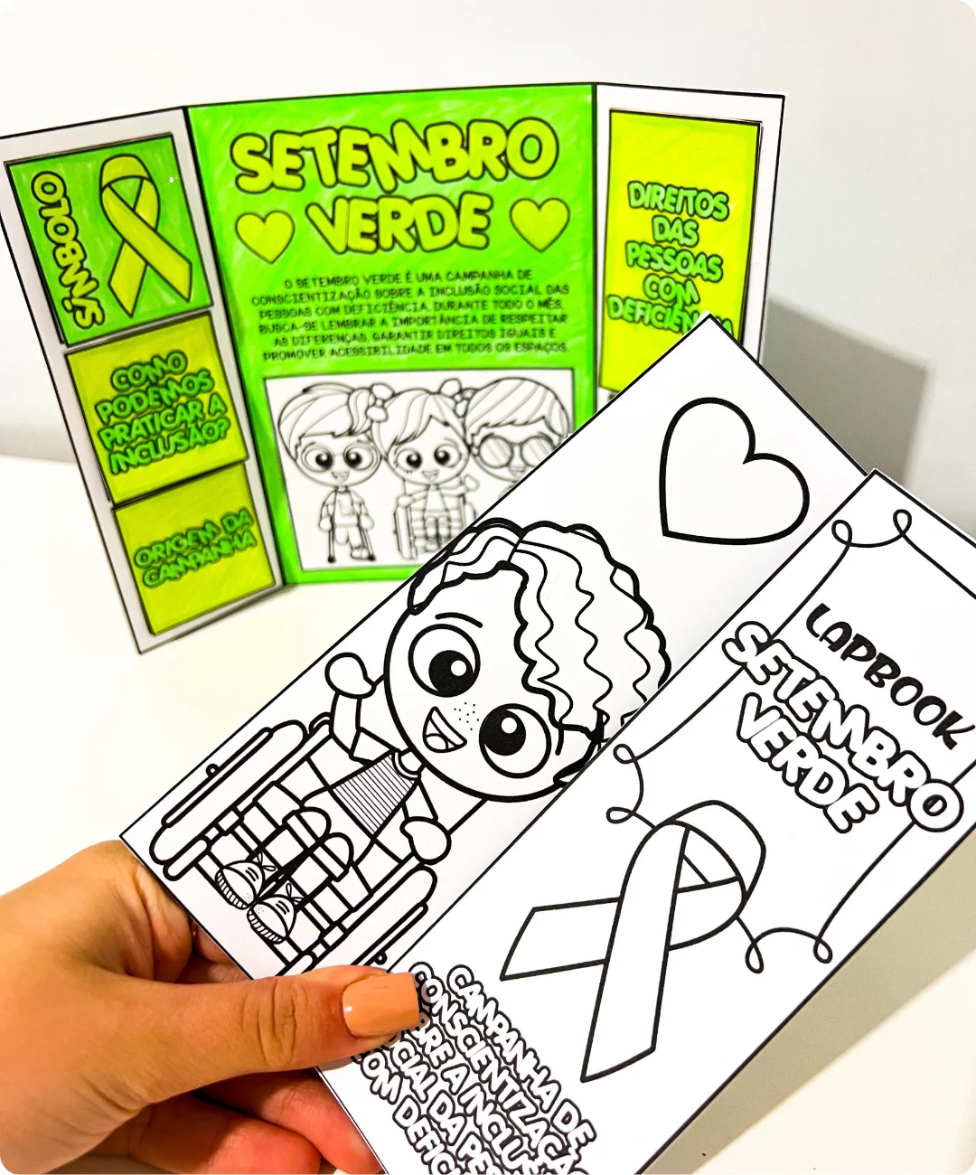 Lapbook de Setembro Verde para imprimir — amostra 5: Leve o Setembro Verde para a sala com um lapbook em PDF