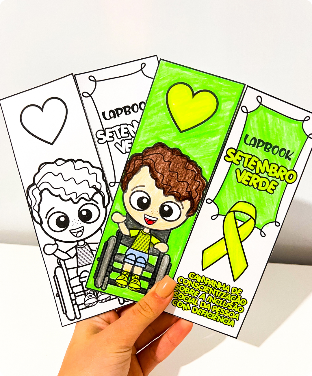 Lapbook de Setembro Verde para imprimir — amostra 2: Como aplicar a proposta com a turma
