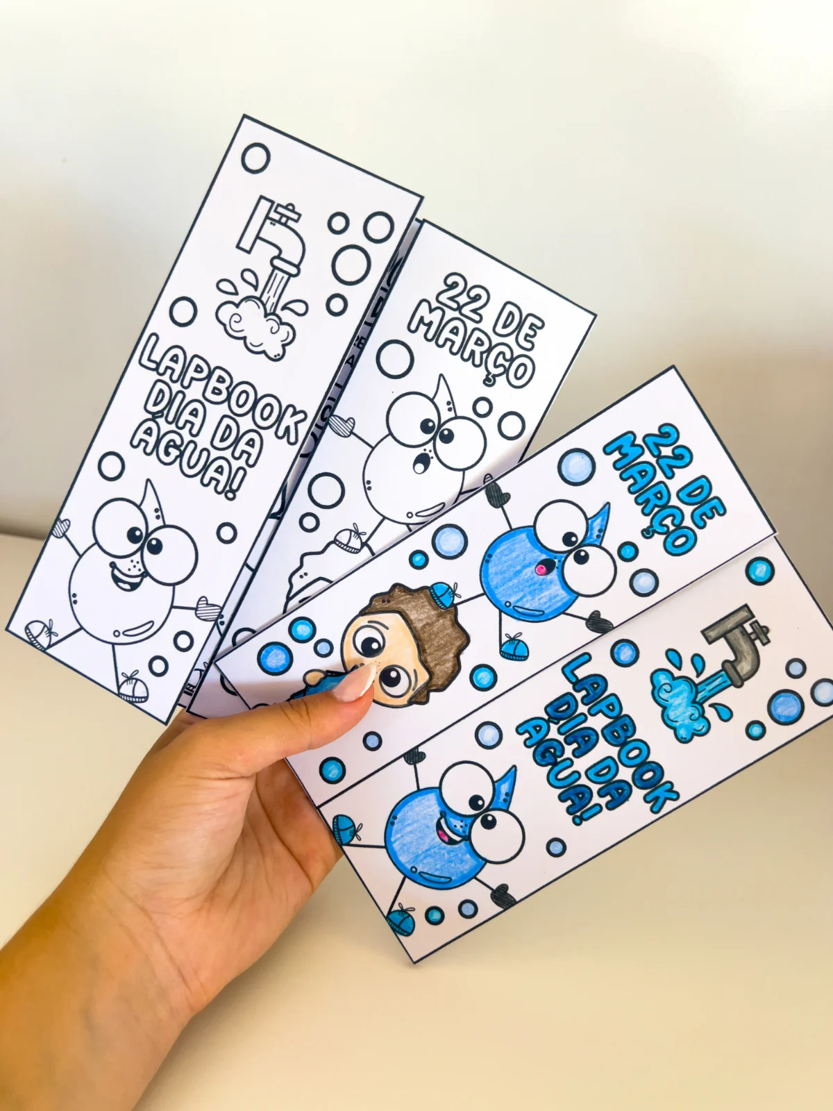 Lapbook Dia da Água – Material Pedagógico — amostra 1: Sobre o Lapbook Dia da Água
