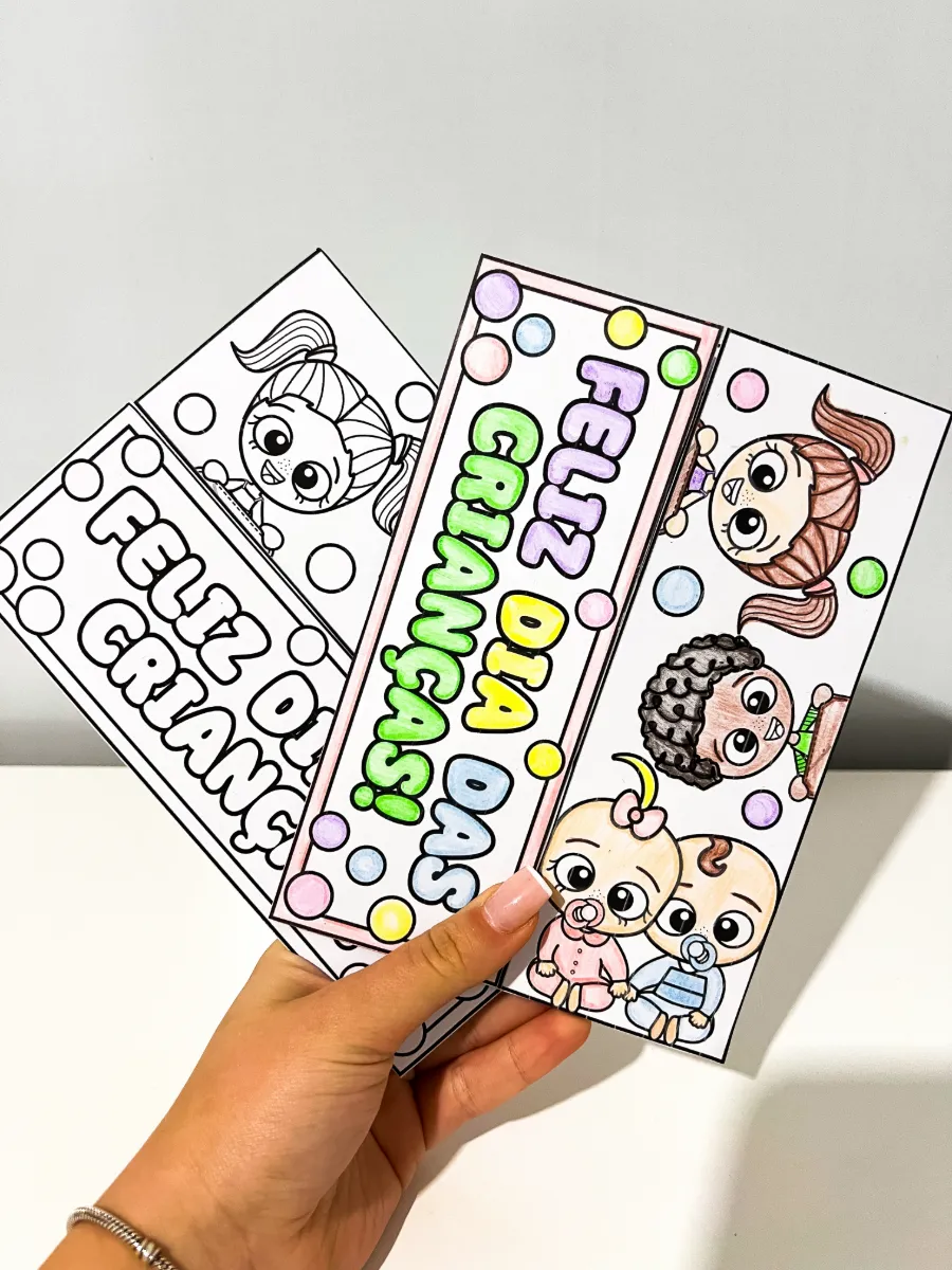Lapbook Dia das Crianças – Atividade para Colorir — Atividades para Educação Infantil: Lapbook educativo para trabalhar o…