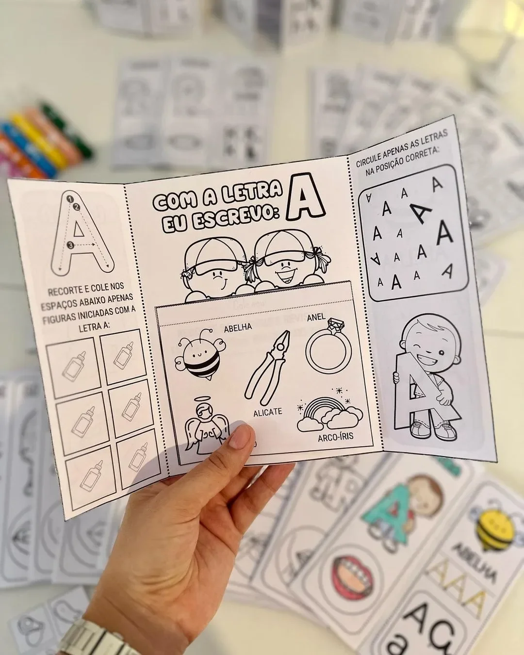 LAPBOOK DO ALFABETO – Material Pedagógico — Alfabetização para Educação Infantil: Arquivo Lapbook do Alfabeto com livrinhos…