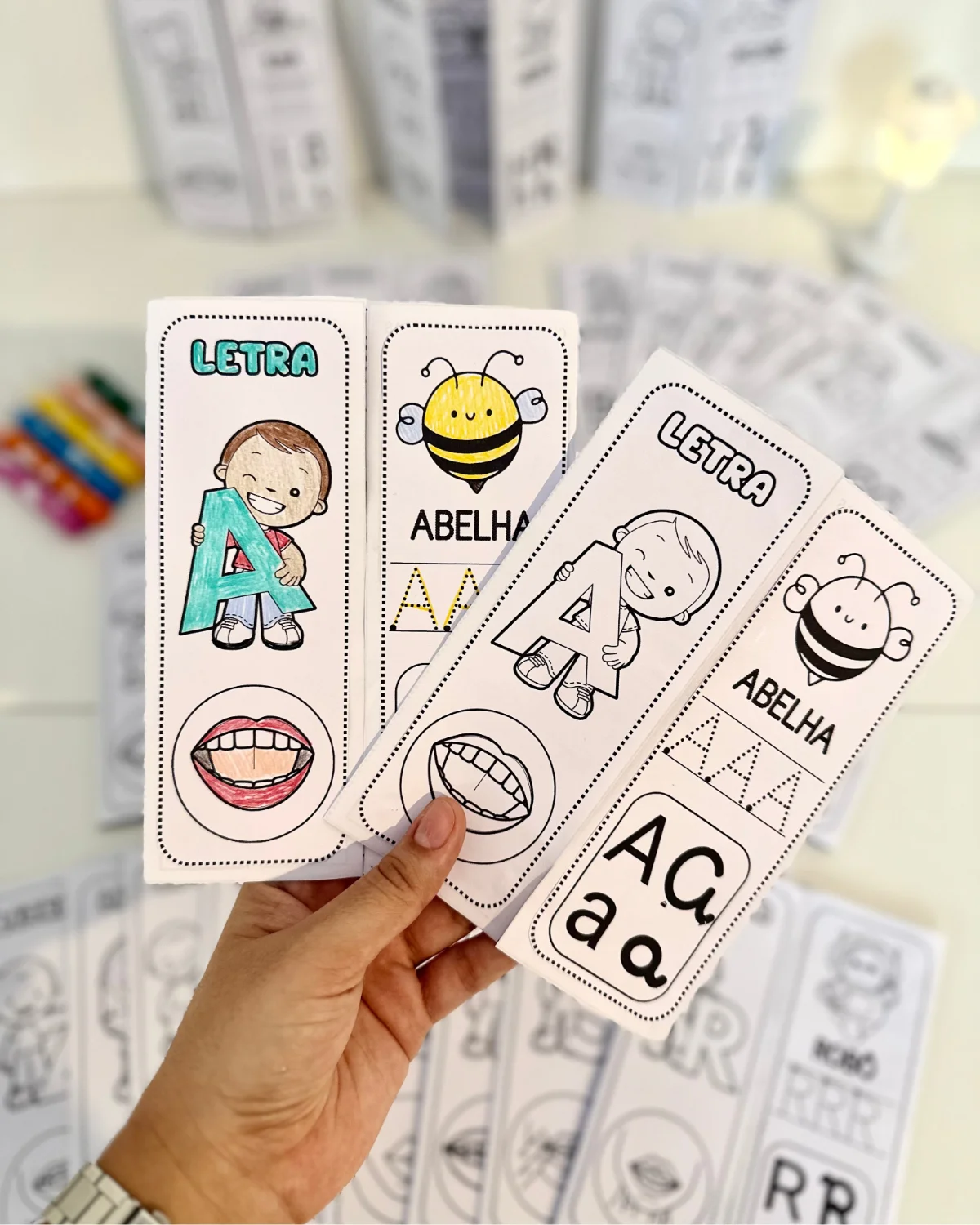 Lapbook do alfabeto – PDF para Imprimir | Alfabetização — amostra 2: Sobre o LAPBOOK DO ALFABETO