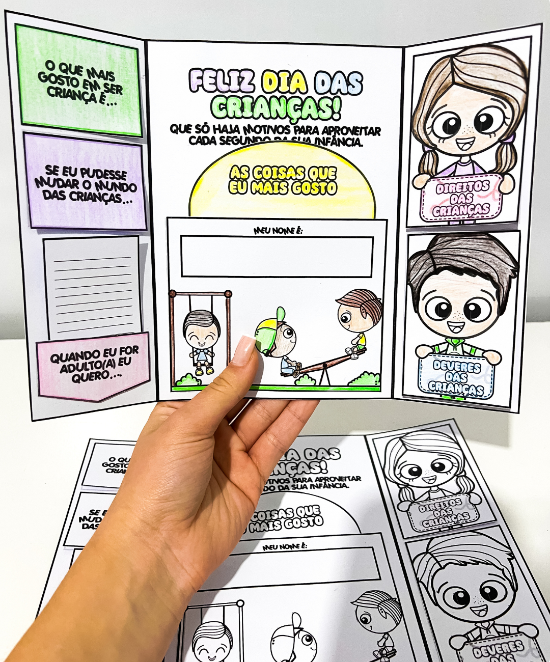 Lapbook do Dia das Crianças para imprimir — amostra 4: Para quais turmas é indicado