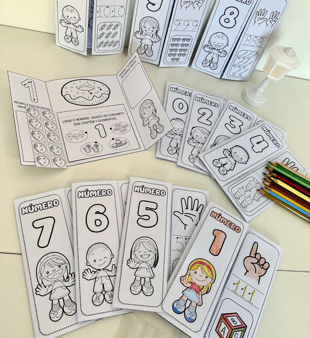Lapbook dos Numerais de 0 a 10 para Educação Infantil — amostra 4: Para quem é indicado