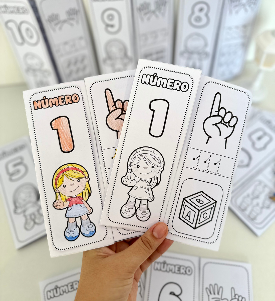 Lapbook dos Numerais de 0 a 10 para Educação Infantil — Matemática para Educação Infantil: Explore os números de 0 a 10 com…