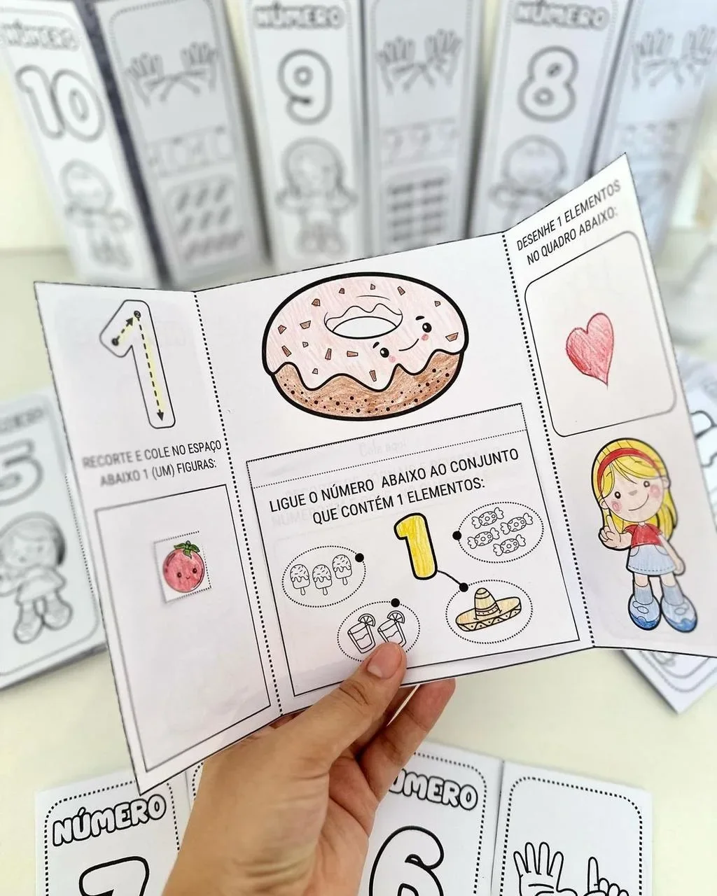 Lapbook dos numerais – Material Pedagógico — capa do material