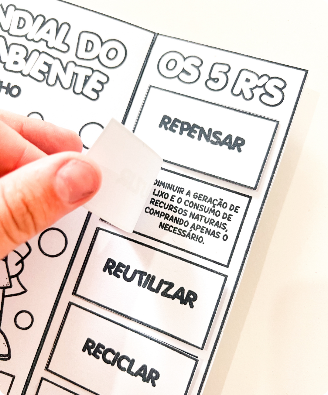 Lapbook e flipbook de meio ambiente para imprimir — amostra 3: O que está incluído no PDF
